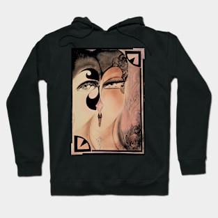 MUTED ART DECO OP ART FLAPPERS Hoodie